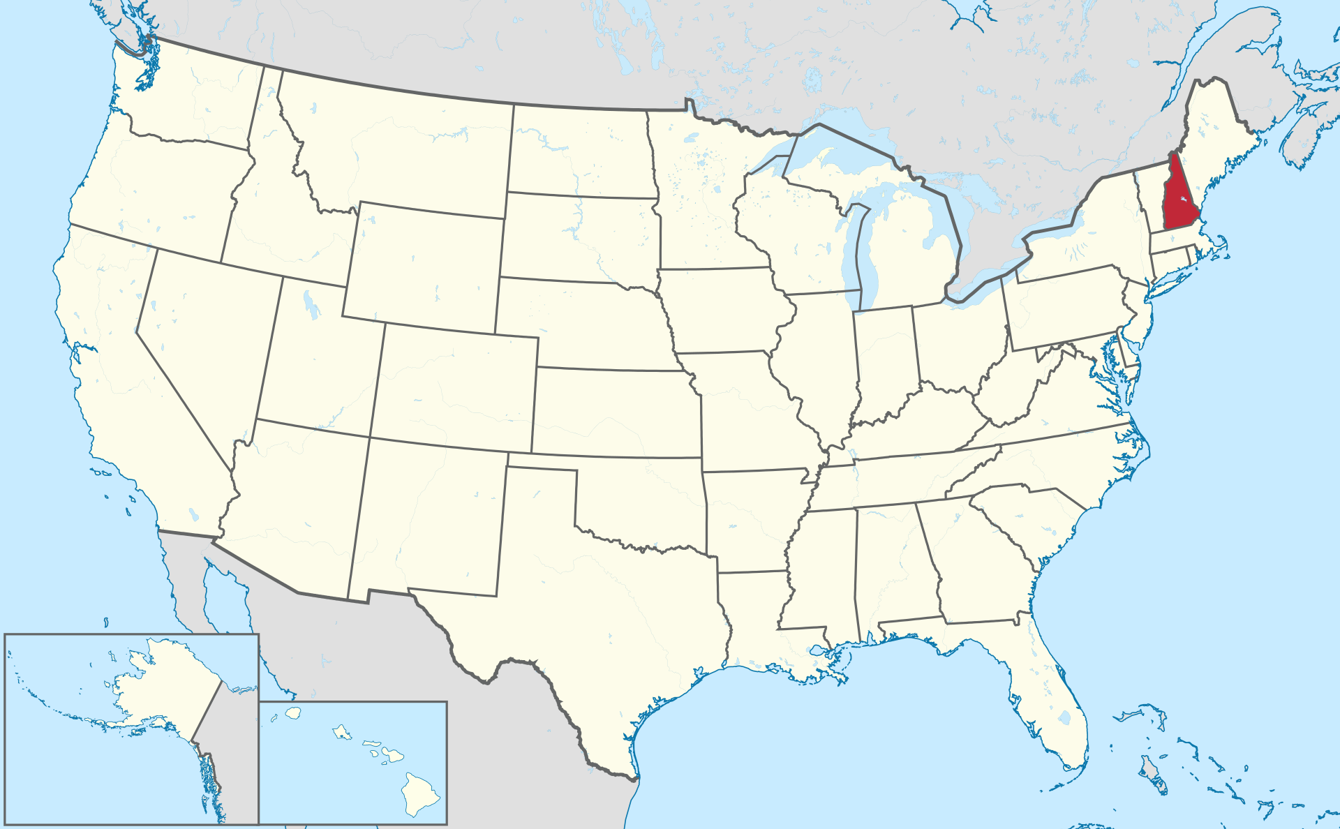 New Hampshire Location