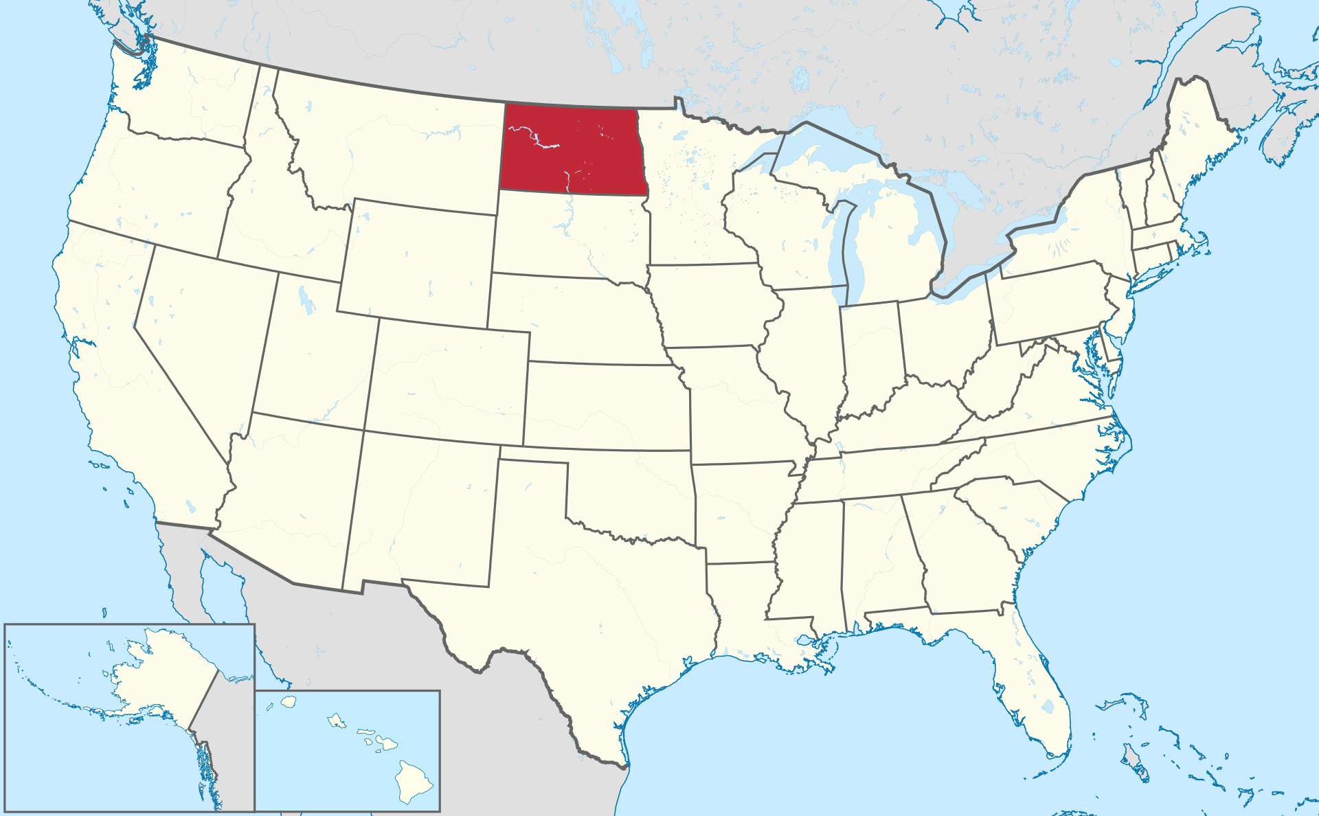 North Dakota Location
