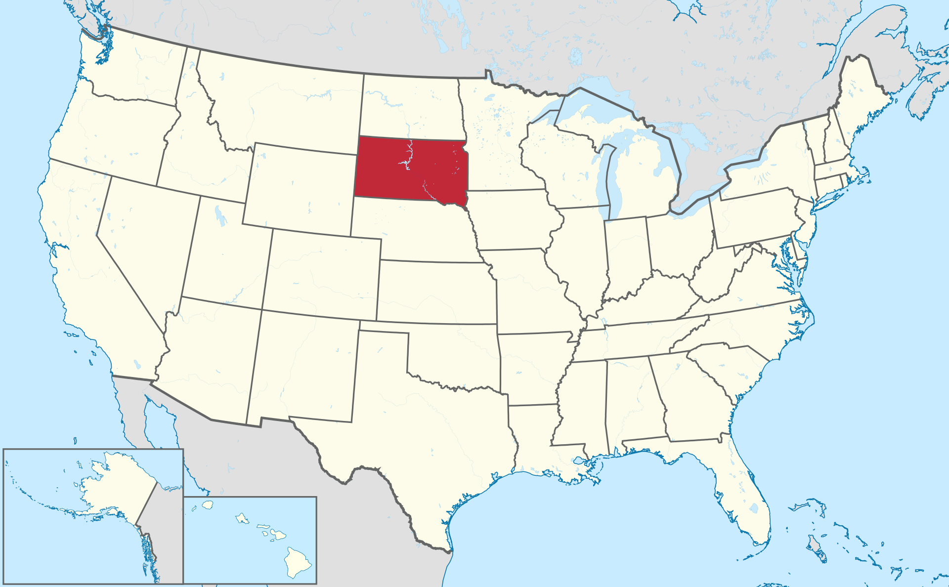 South Dakota Location